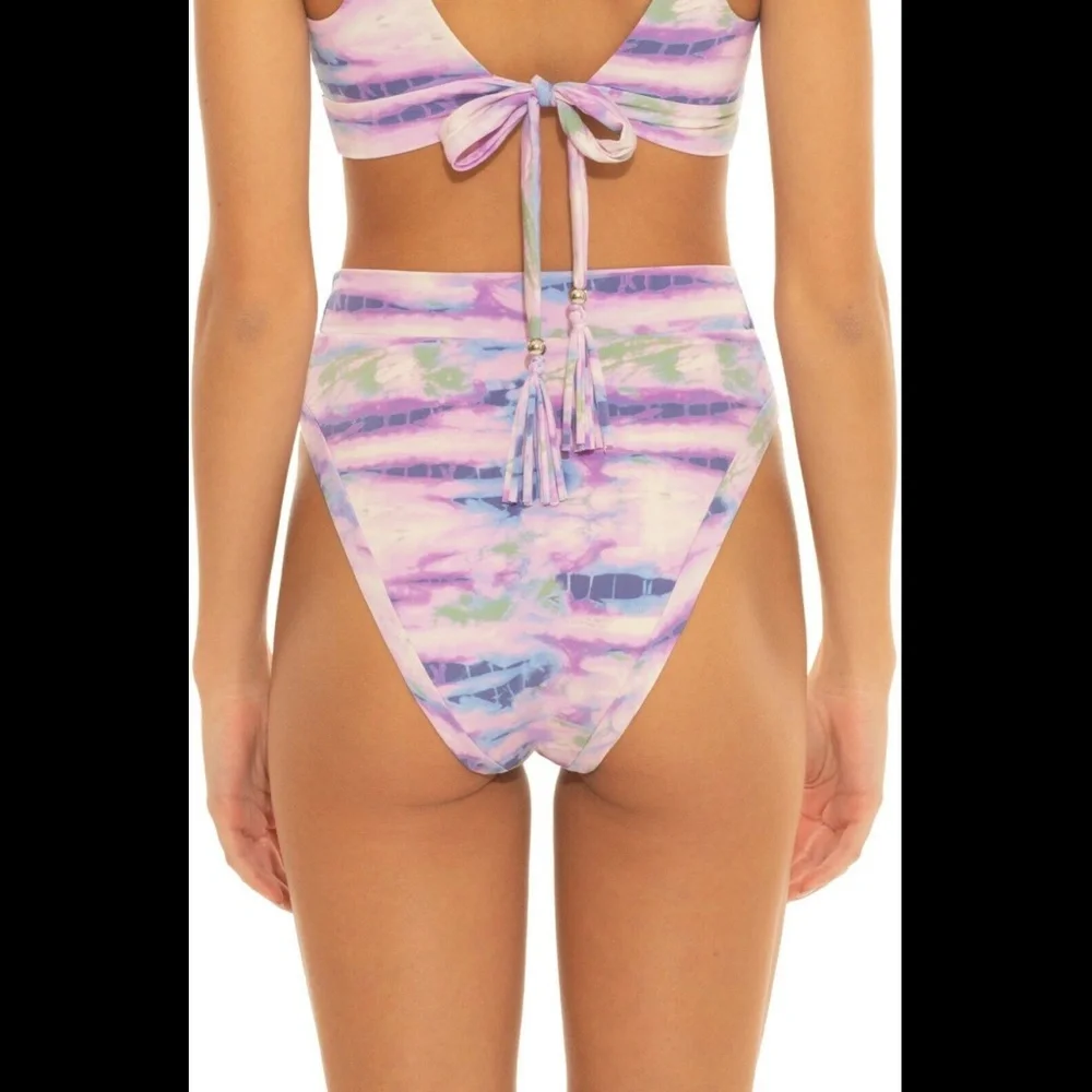 NEW ISABELLA ROSE [‎ Large ] Under One Sky High Waist Bikini Bottoms